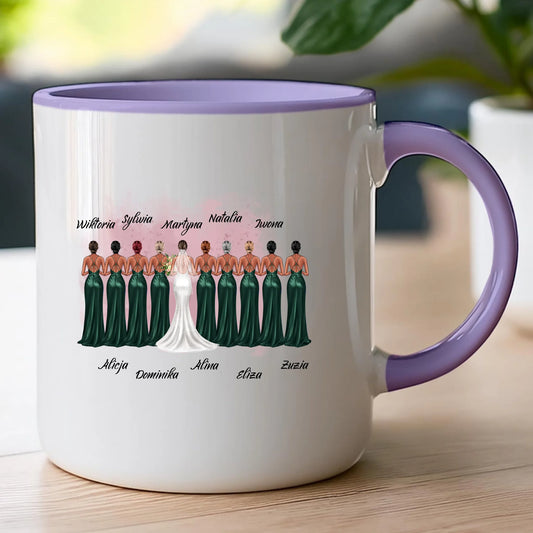 Kubek personalizowany dla przyjaciółek - ślub #143