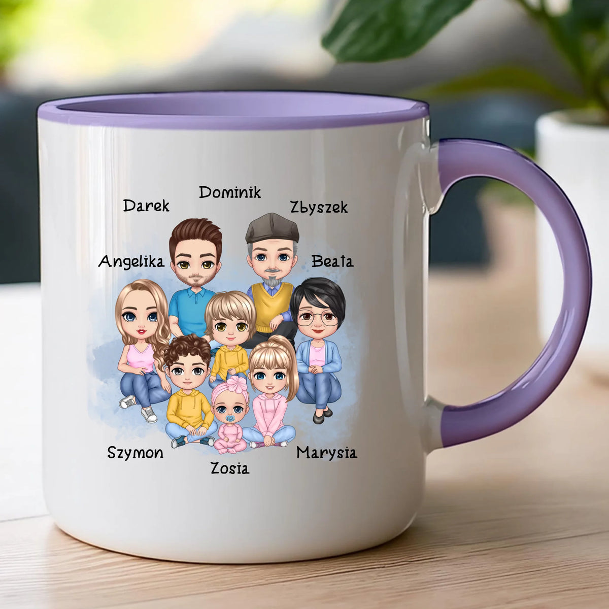 Kubek personalizowany dla rodziny #818