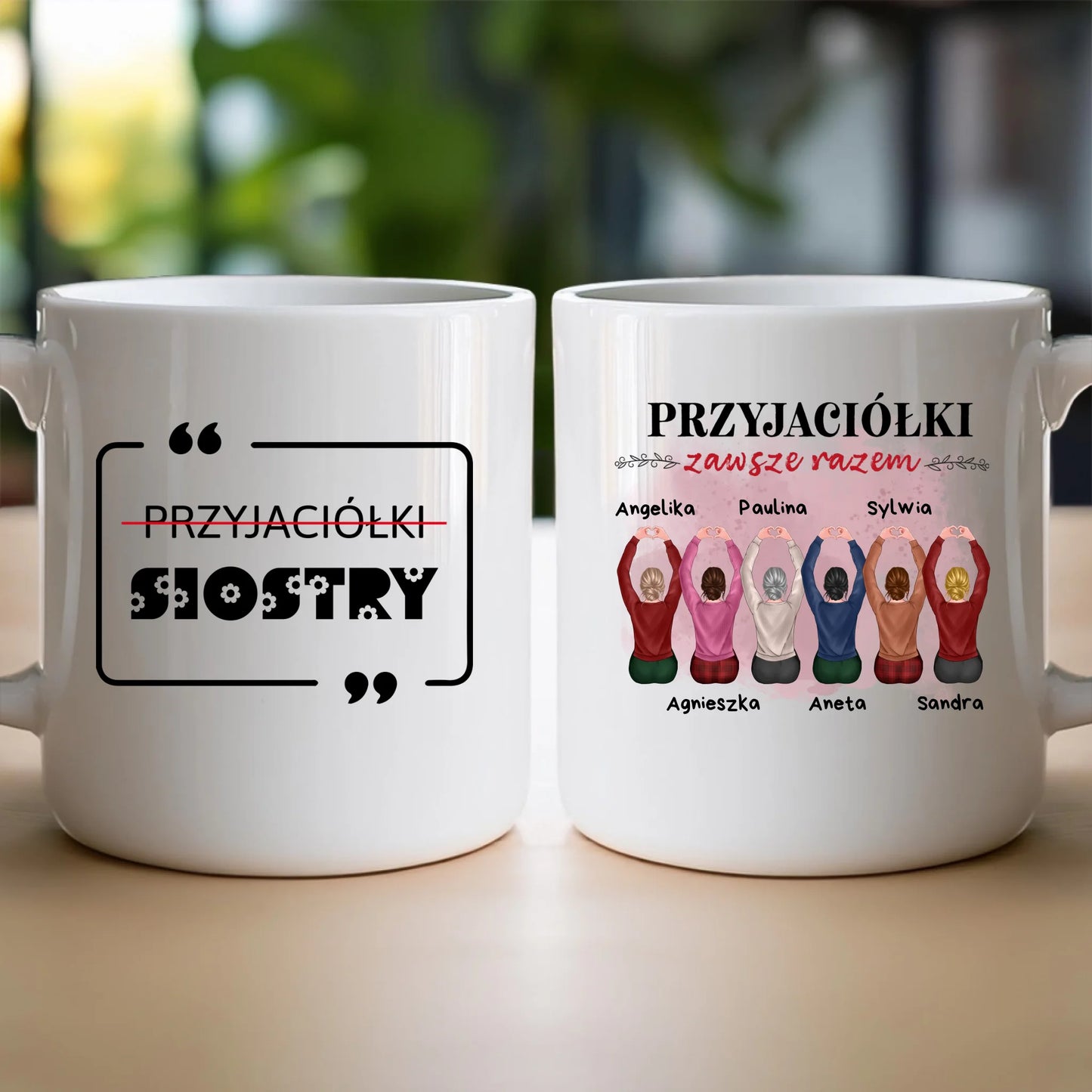 Kubek personalizowany dla przyjaciółek 2-6 osób #121