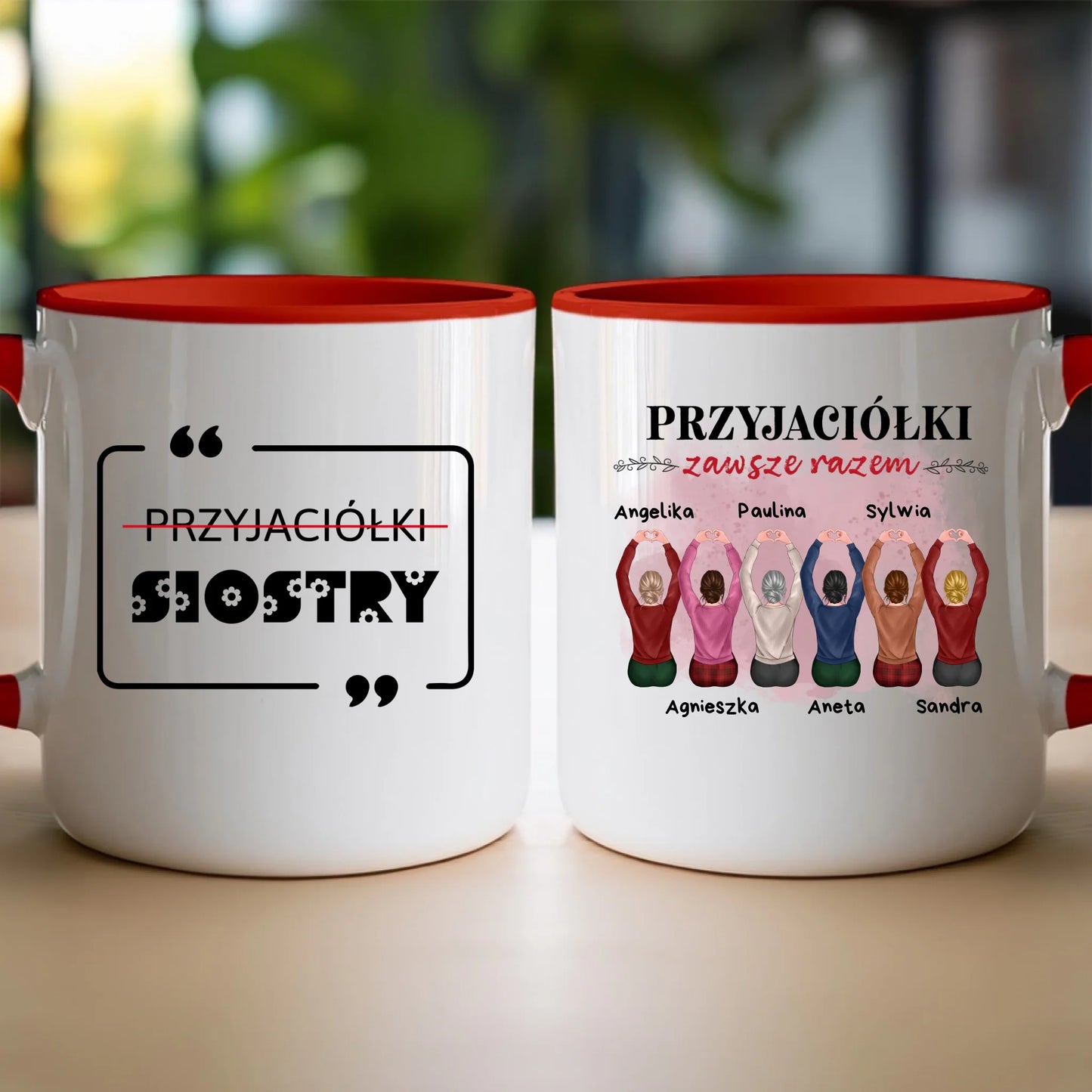 Kubek personalizowany dla przyjaciółek 2-6 osób #121