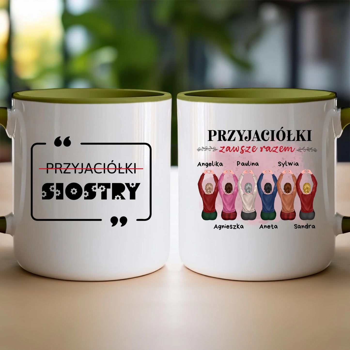 Kubek personalizowany dla przyjaciółek 2-6 osób #121