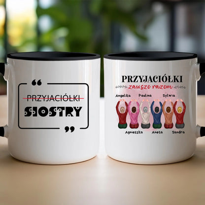 Kubek personalizowany dla przyjaciółek 2-6 osób #121