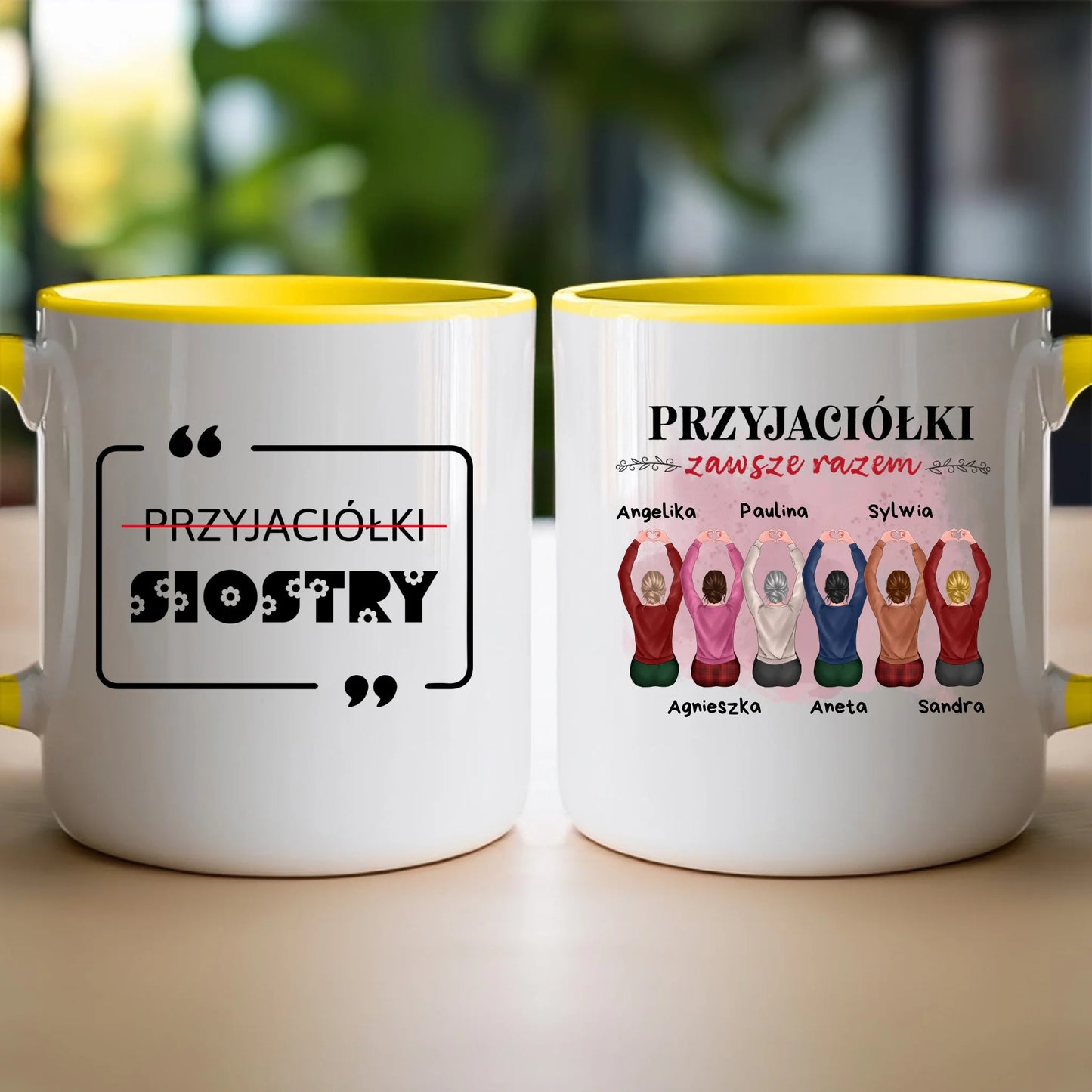 Kubek personalizowany dla przyjaciółek 2-6 osób #121