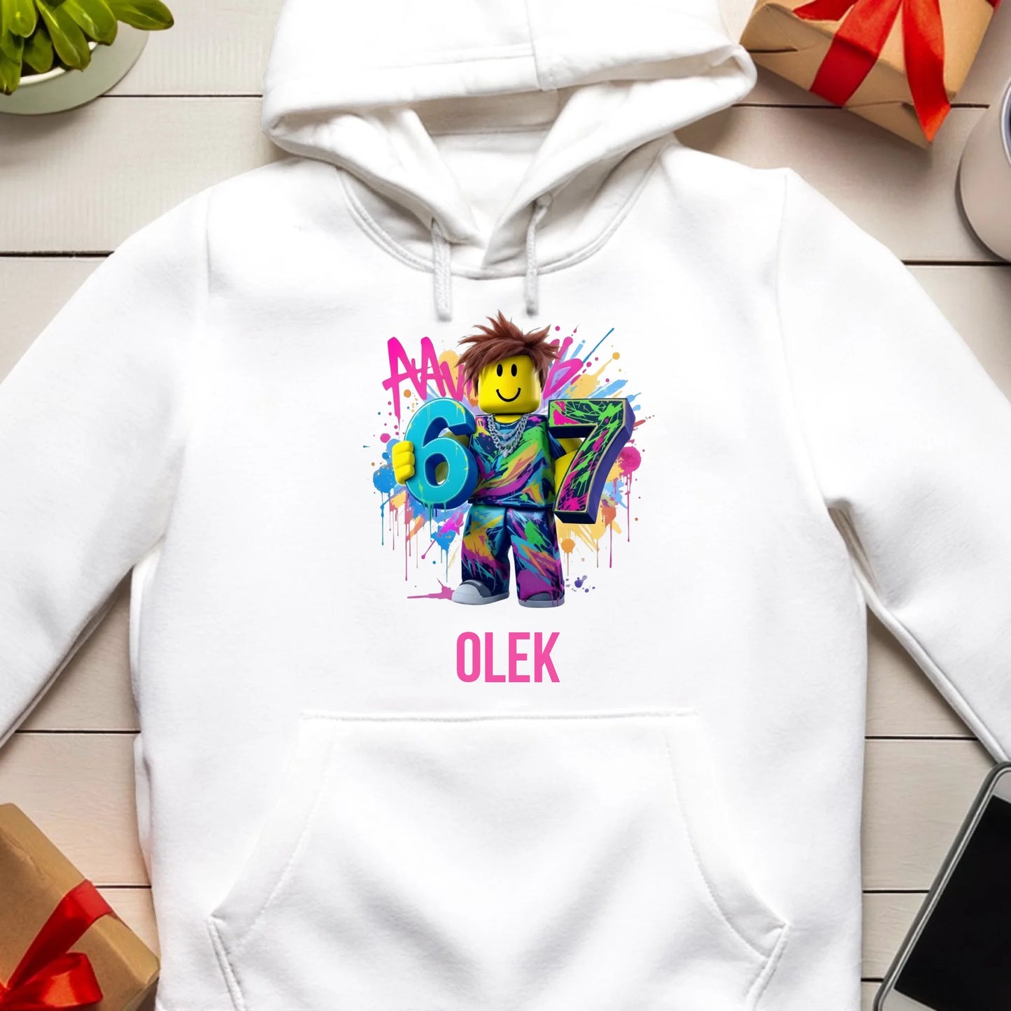 Bluza personalizowana - 67 six seven #6776