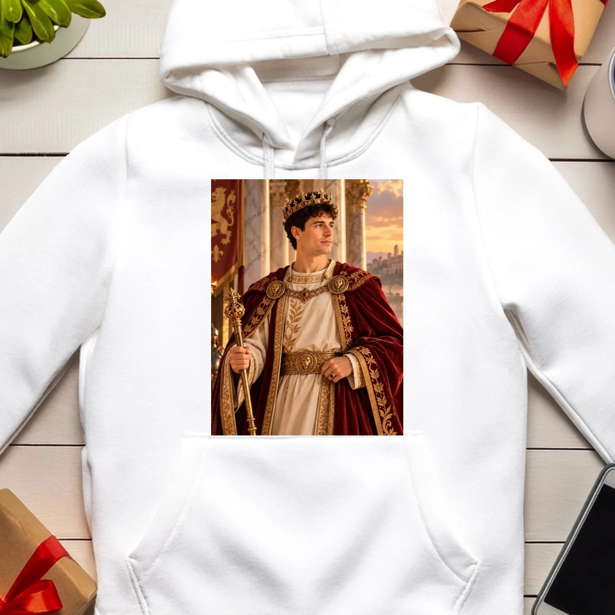 Bluza - Królewski portret ze zdjęcia [generowany przez AI]