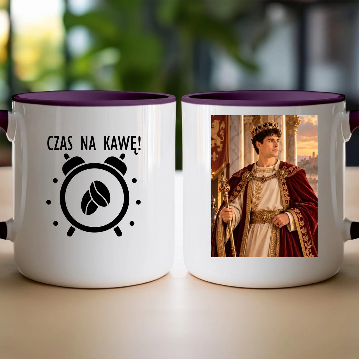 Kubek - Królewski portret ze zdjęcia [generowany przez AI]