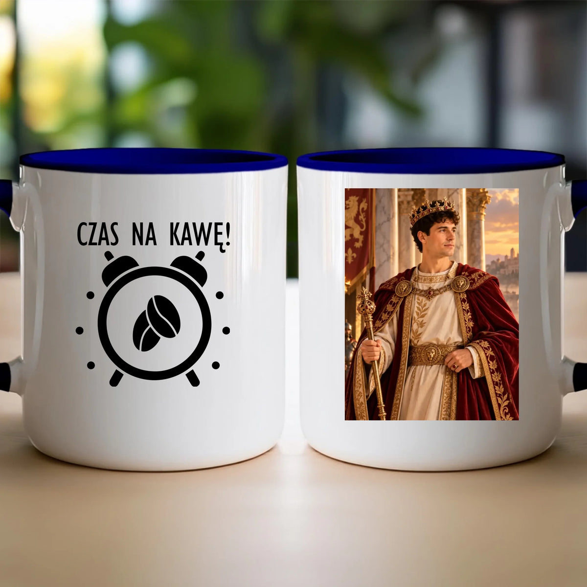 Kubek - Królewski portret ze zdjęcia [generowany przez AI]