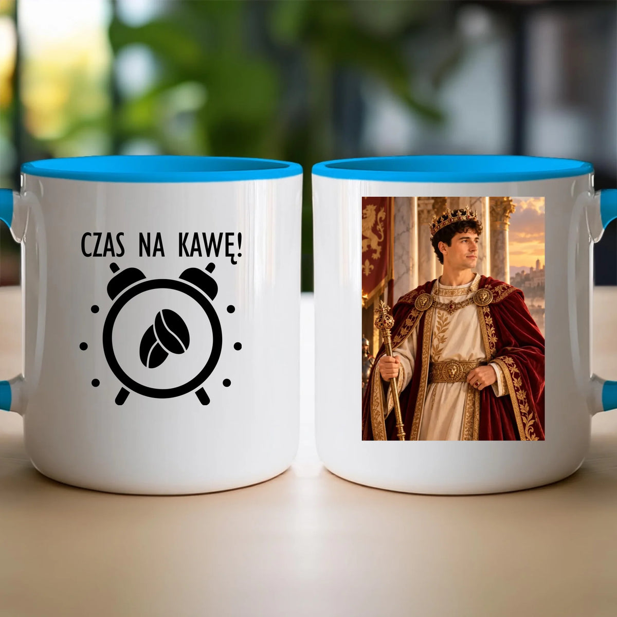 Kubek - Królewski portret ze zdjęcia [generowany przez AI]