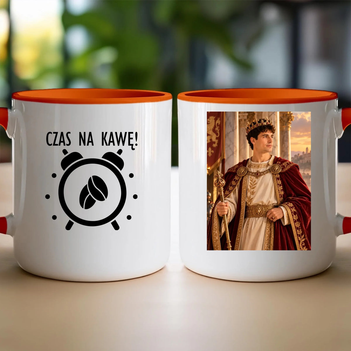 Kubek - Królewski portret ze zdjęcia [generowany przez AI]