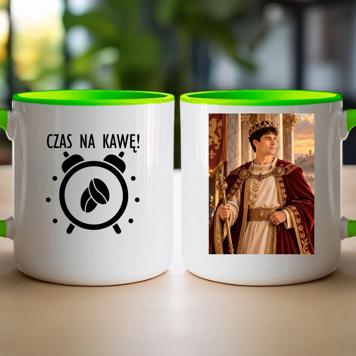 Kubek - Królewski portret ze zdjęcia [generowany przez AI]