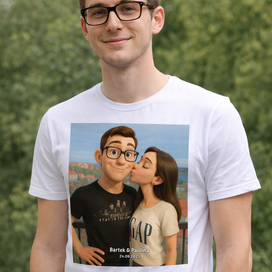 Koszulka z własnym zdjęciem - jak z Bajki [AI]