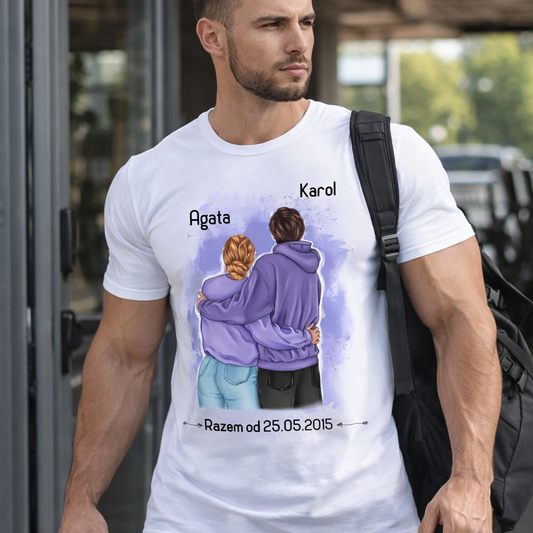 Koszulka personalizowana dla par #67