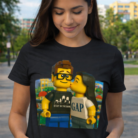 Koszulka - Twoje zdjęcie z klocków LEGO #2 [generowane przez AI]